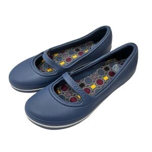 NEW Crocs Mary Jean Ballet Flat Sandals Shoes Women Size 10